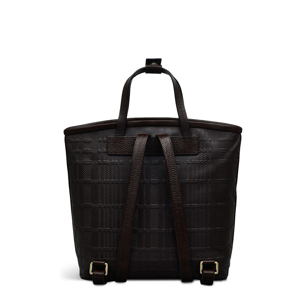 Bridgewater 2.0 Leather Medium Ziptop Backpack in Dark Oak - H2304209