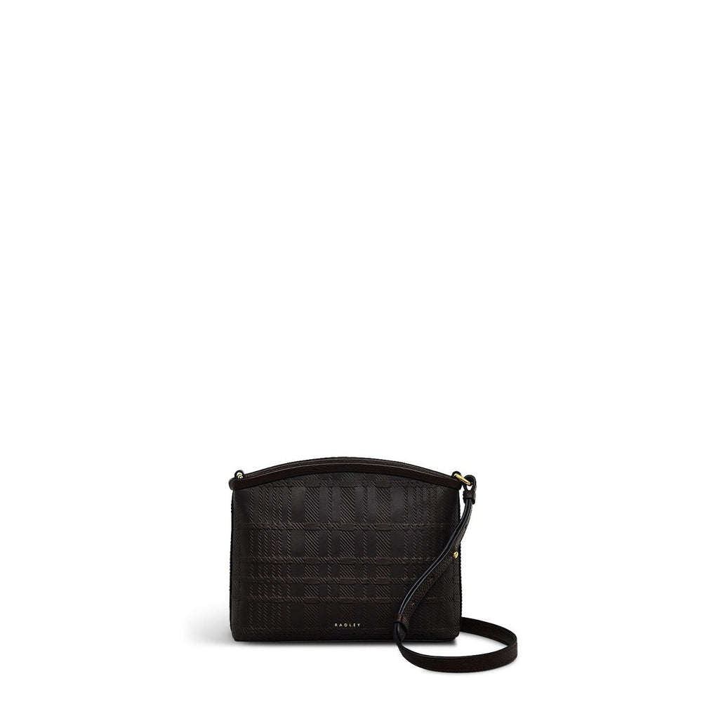 Bridgewater 2.0 Leather Small Ziptop Crossbody Bag in Dark Oak - H2305209