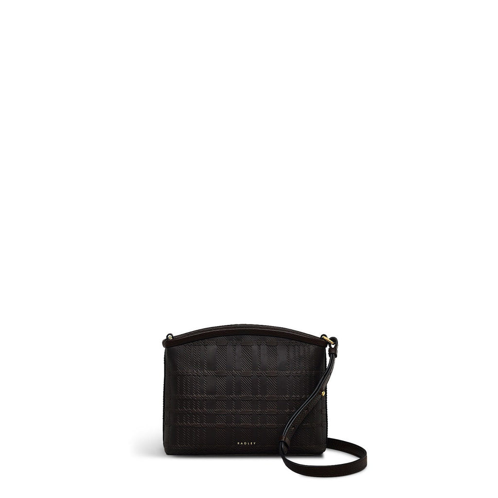 Bridgewater 2.0 Leather Small Ziptop Crossbody Bag in Dark Oak - H2305209