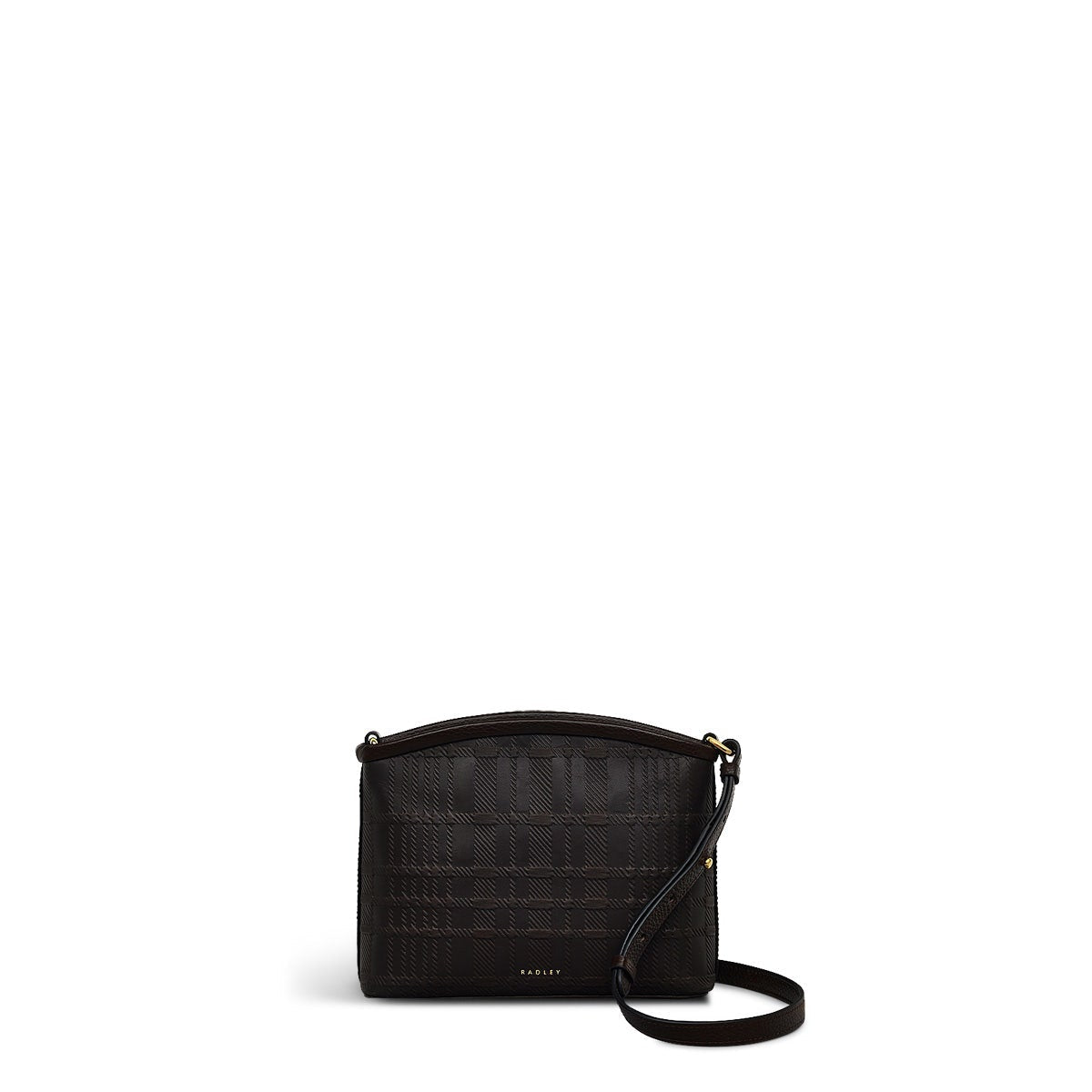 Bridgewater 2.0 Leather Small Ziptop Crossbody Bag in Dark Oak - H2305209