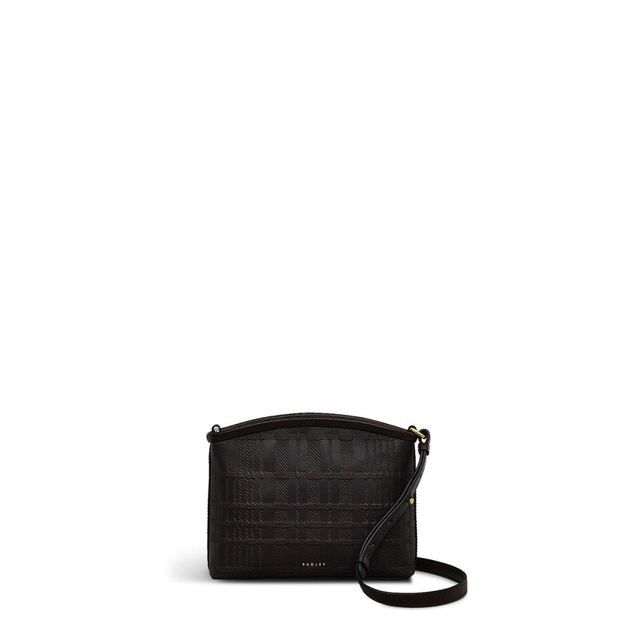Bridgewater 2.0 Leather Small Ziptop Crossbody Bag in Dark Oak - H2305209
