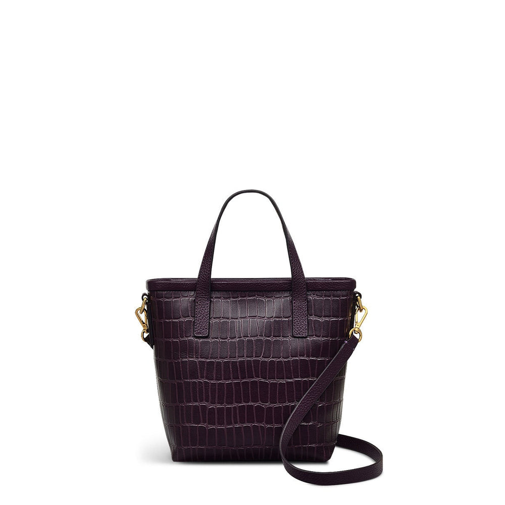 Bridgewater 2.0 Leather Small Ziptop Grab Bag in Imperial - H2307543