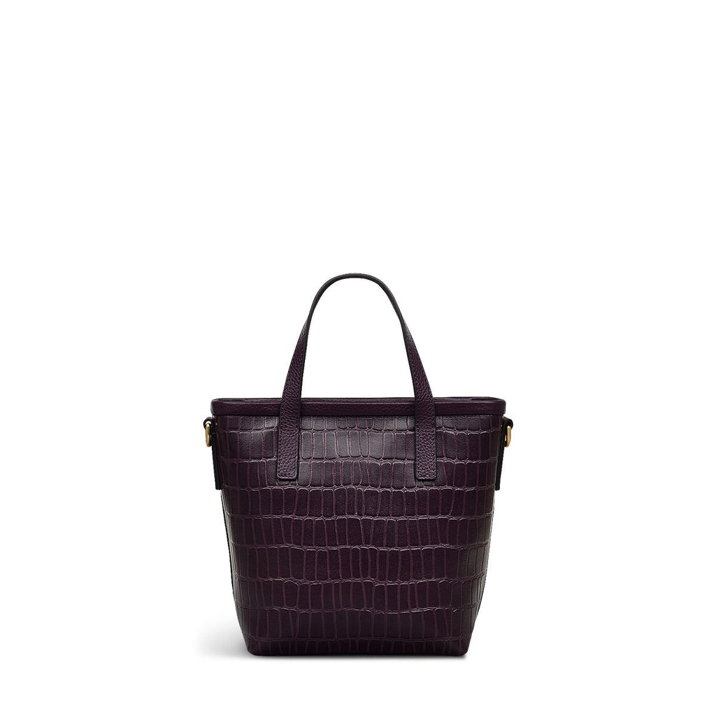 Bridgewater 2.0 Leather Small Ziptop Grab Bag in Imperial - H2307543