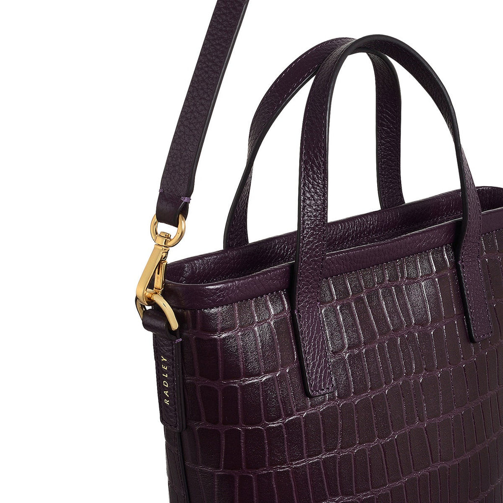 Bridgewater 2.0 Leather Small Ziptop Grab Bag in Imperial - H2307543