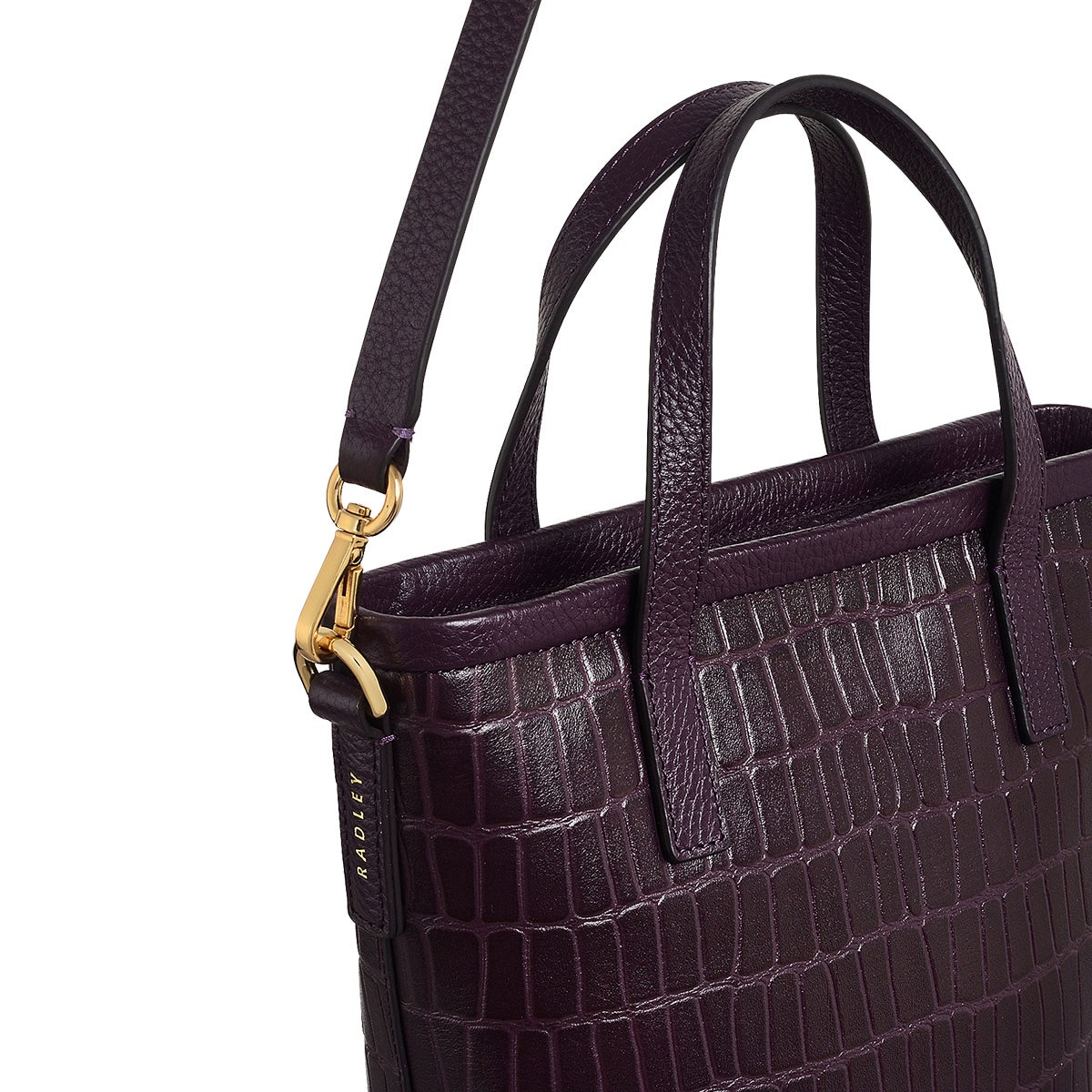 Bridgewater 2.0 Leather Small Ziptop Grab Bag in Imperial - H2307543
