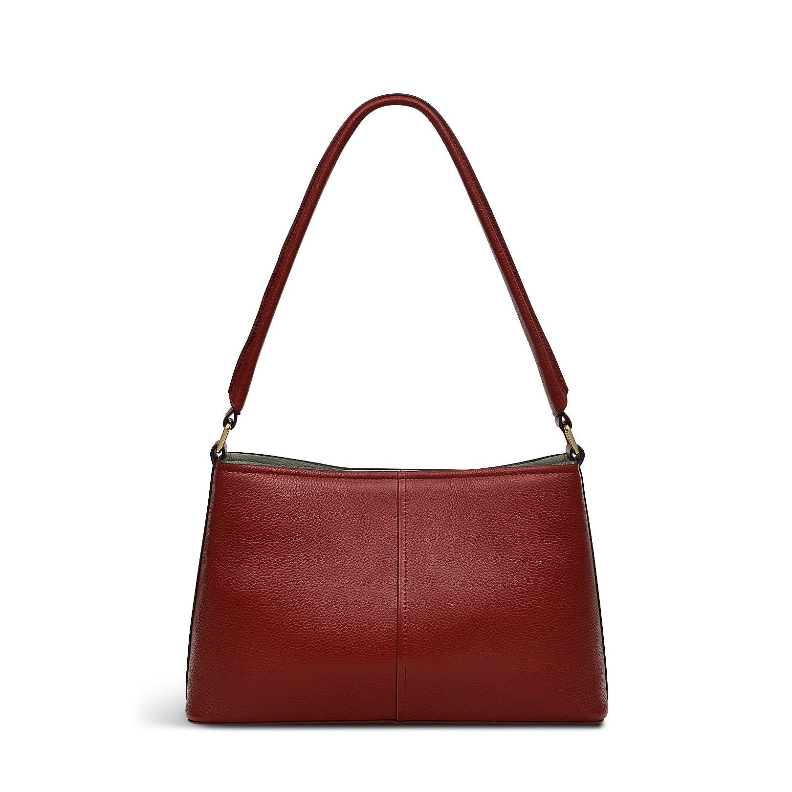Floral Street Leather Medium Open Top Shoulder Bag in Rust - H2316939