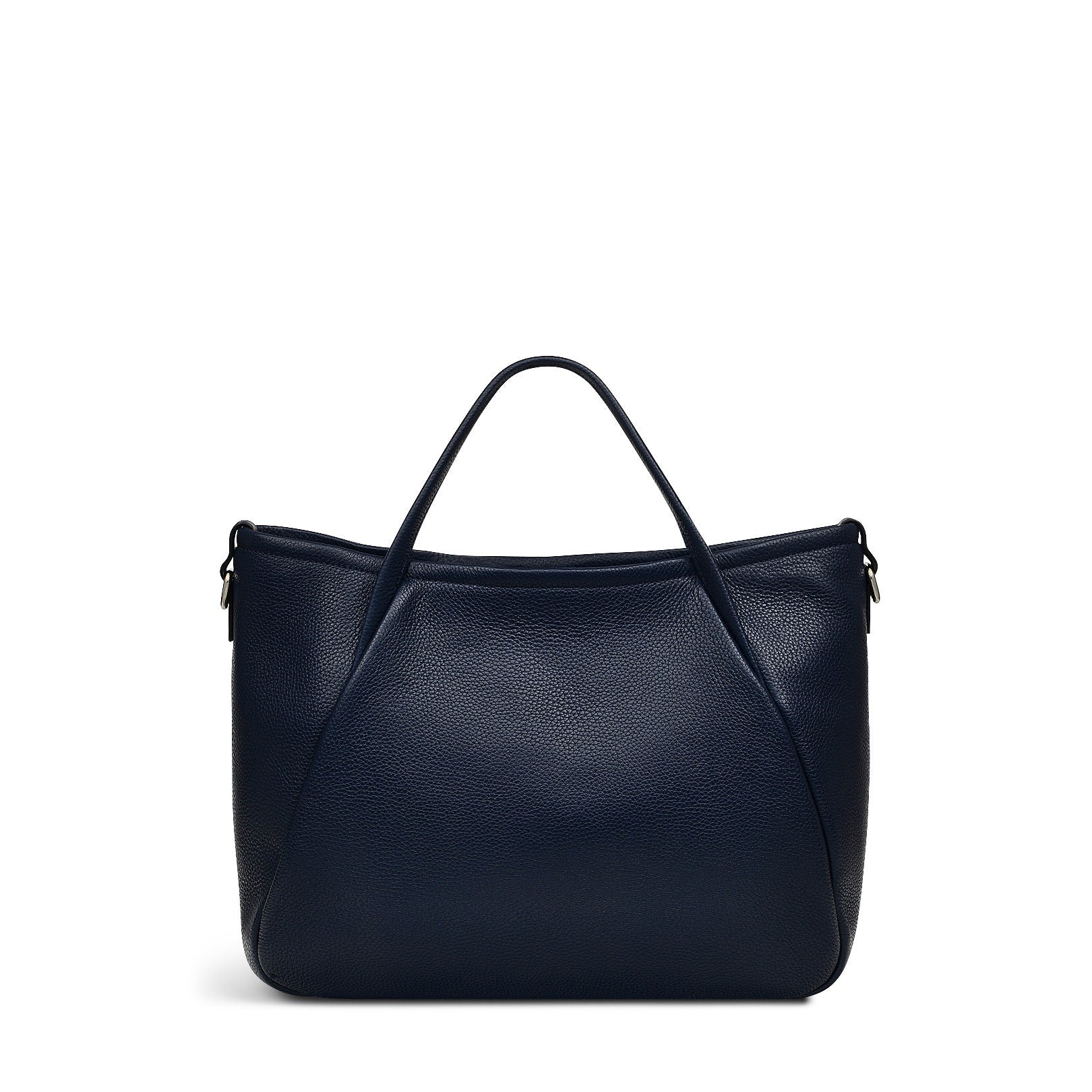 Eastney Street Leather Medium Ziptop Grab Bag in Ink - H2325401