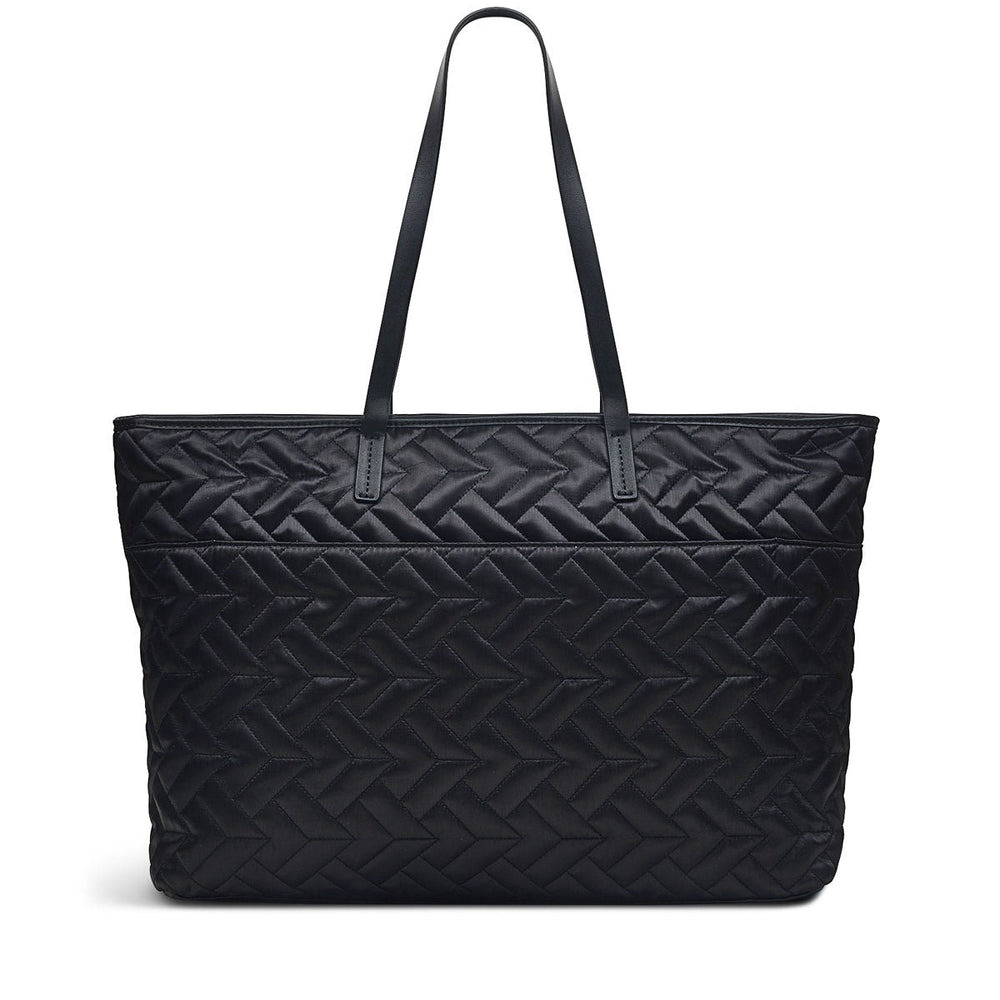 Finsbury Park Fabric Large Ziptop Shoulder Bag Bag in Black - H4356001
