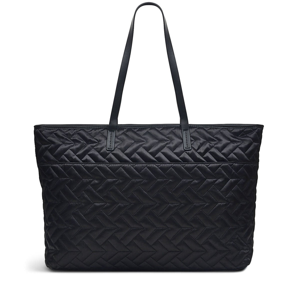 Finsbury Park Fabric Large Ziptop Shoulder Bag Bag in Black - H4356001