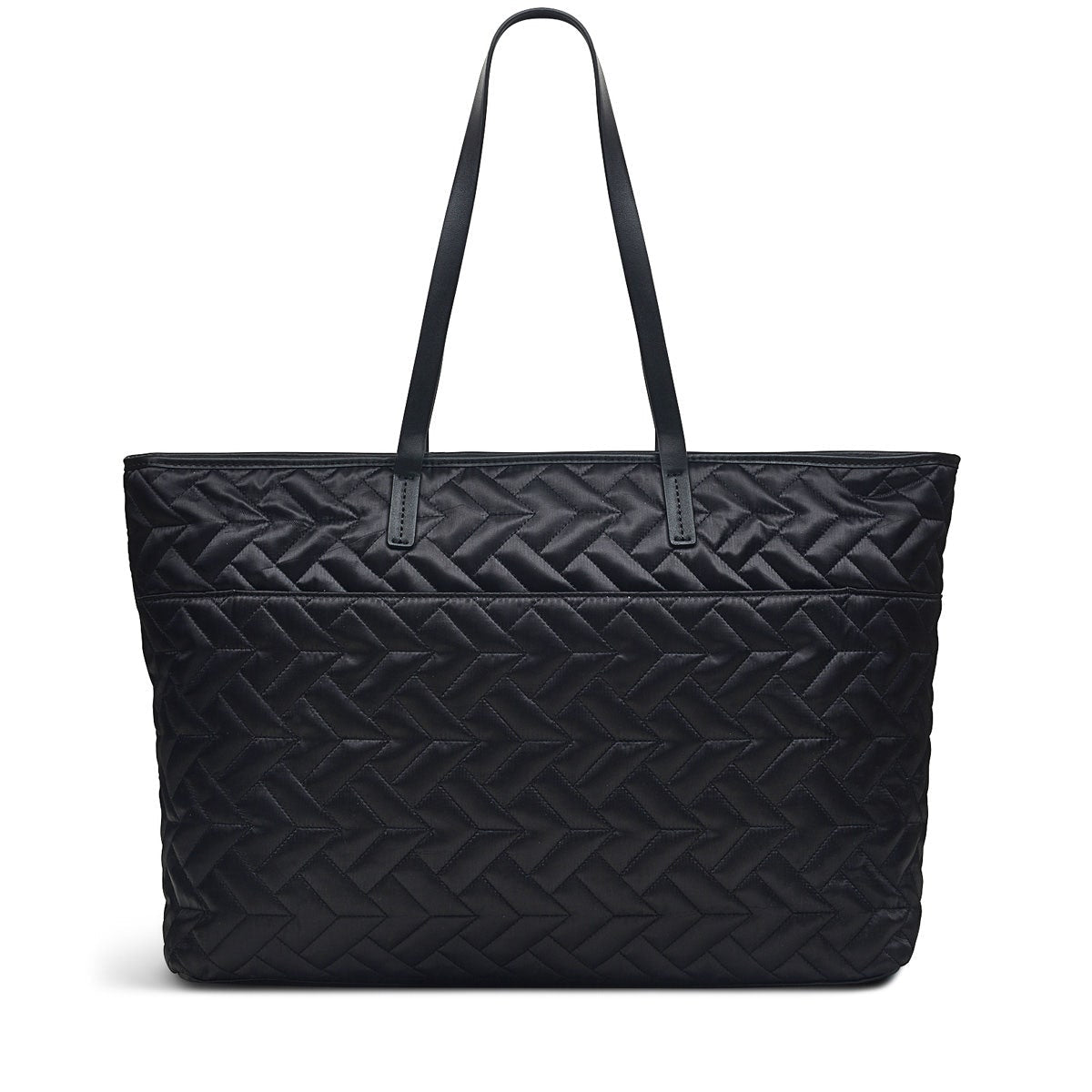 Finsbury Park Fabric Large Ziptop Shoulder Bag Bag in Black - H4356001