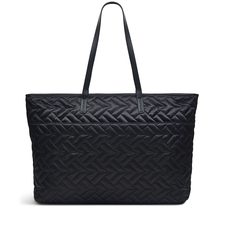 Finsbury Park Fabric Large Ziptop Shoulder Bag Bag in Black - H4356001