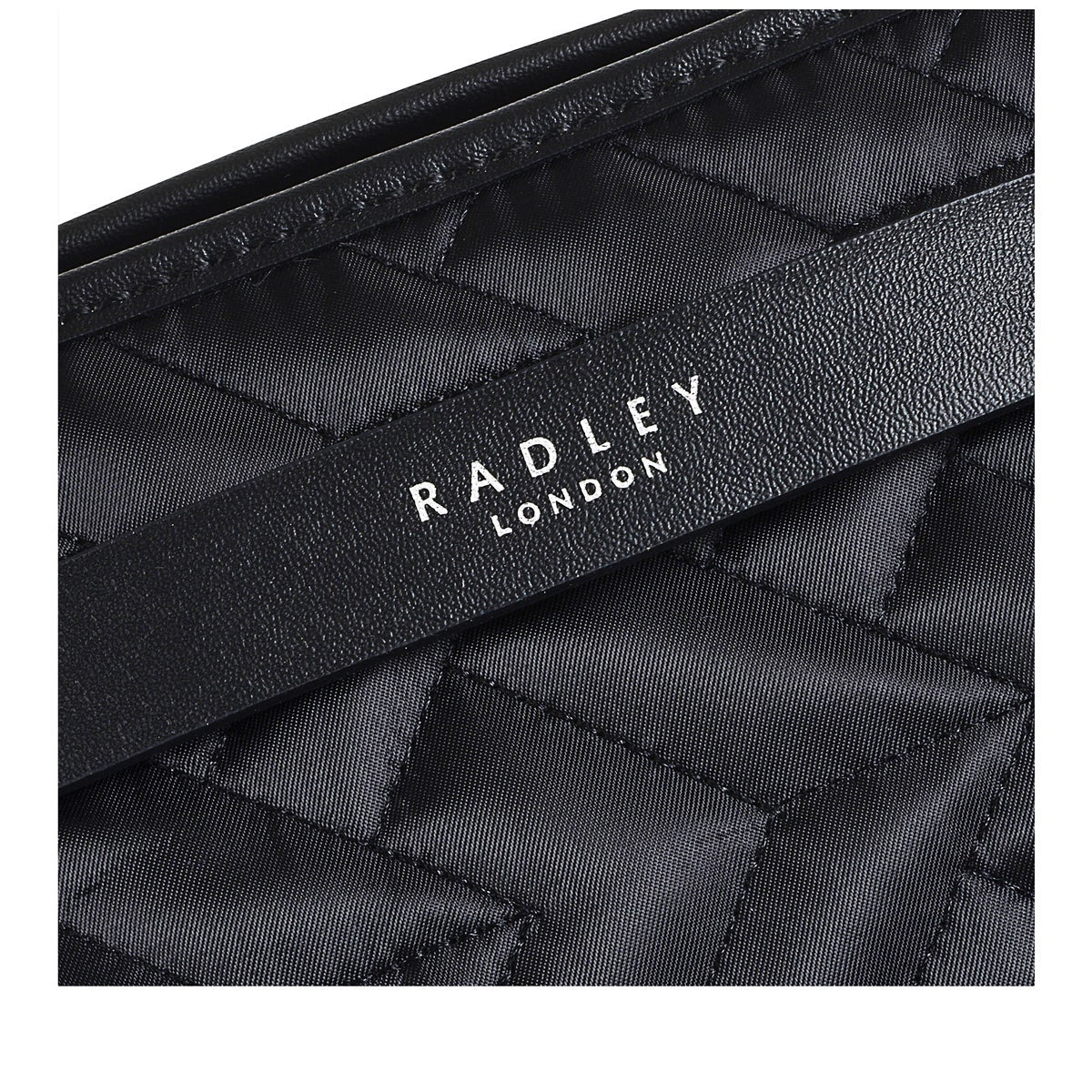 Finsbury Park Fabric Large Ziptop Shoulder Bag Bag in Black - H4356001