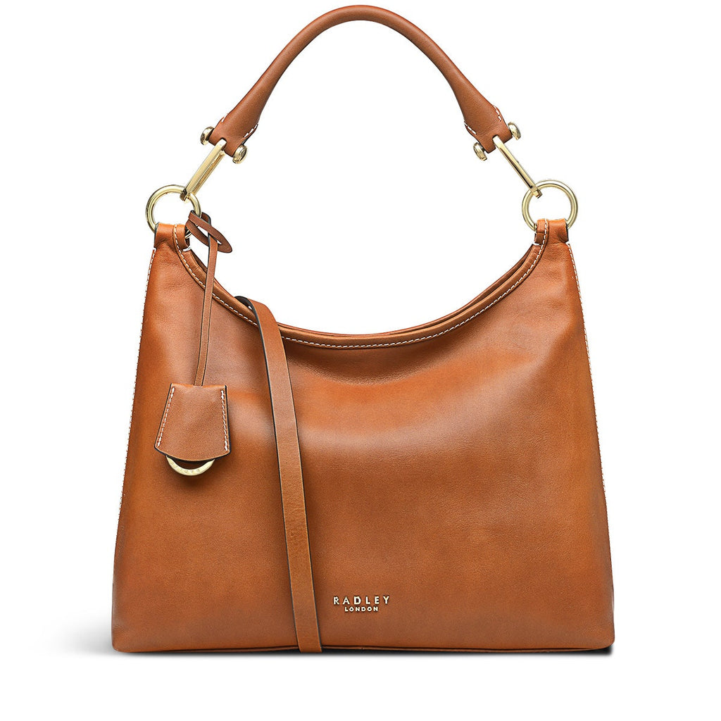 Cuba Street Leather Medium Open Top Shoulder Bag Bag in Toffee - H5077261