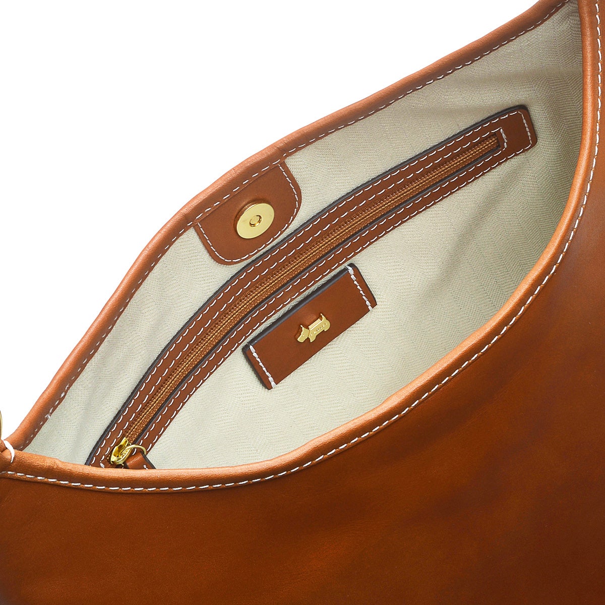 Cuba Street Leather Medium Open Top Shoulder Bag Bag in Toffee - H5077261