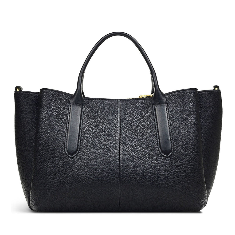Hillgate Place Leather Medium Grab Multiway Bag in Black - H6750001