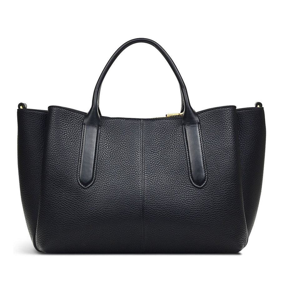 Hillgate Place Leather Medium Grab Multiway Bag in Black - H6750001