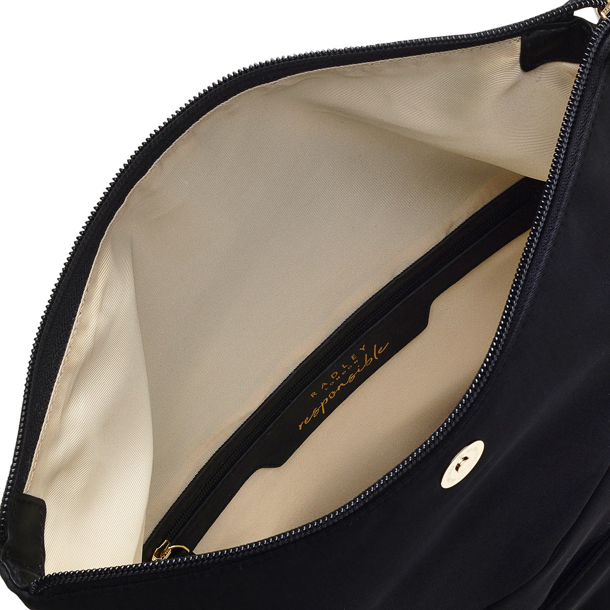 Mayfair Lane - Faux Croc Leather Medium Flapover Backpack in Black - H7209001