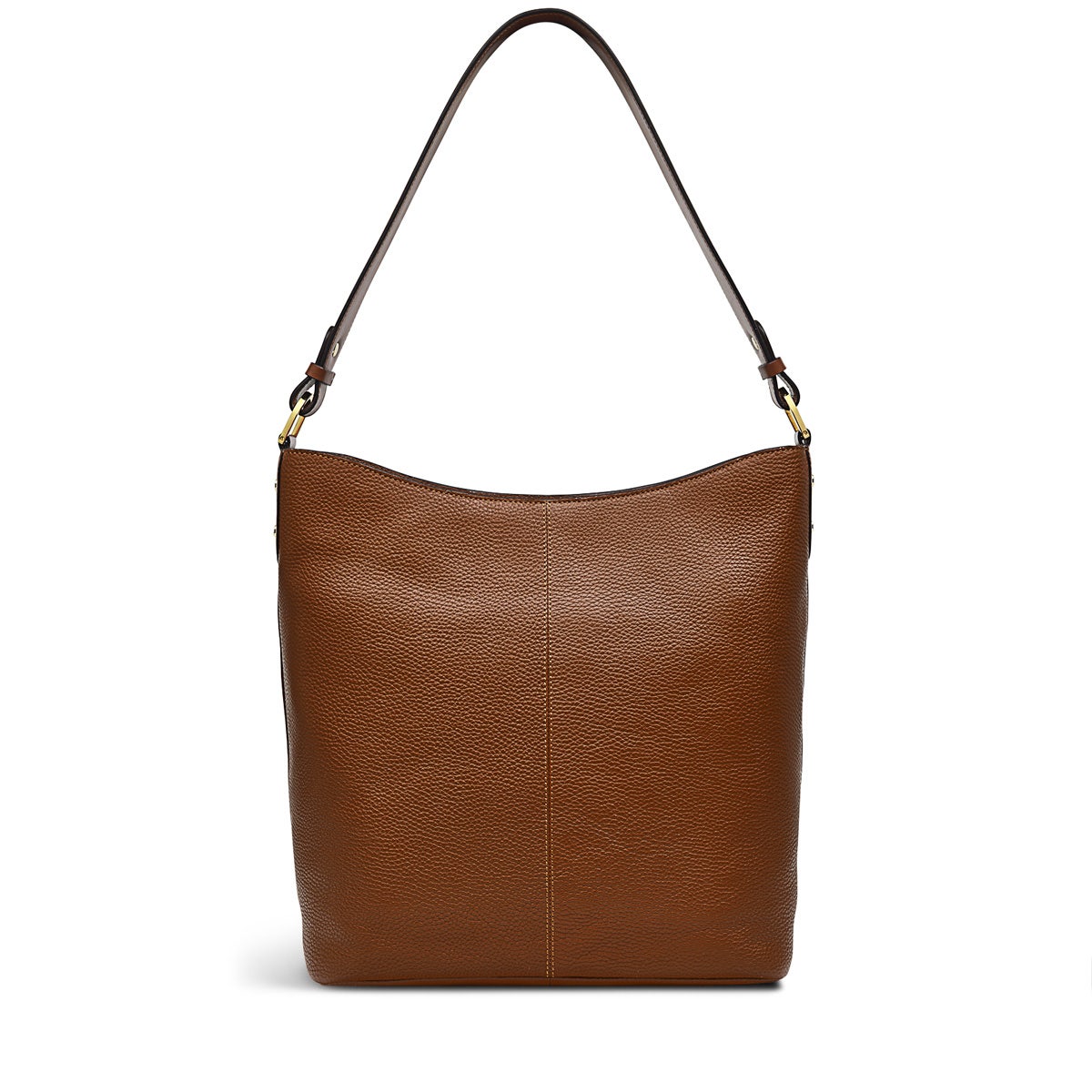 Southwark Lane Leather Large Ziptop Shoulder Bag in Tortoise - H7740205