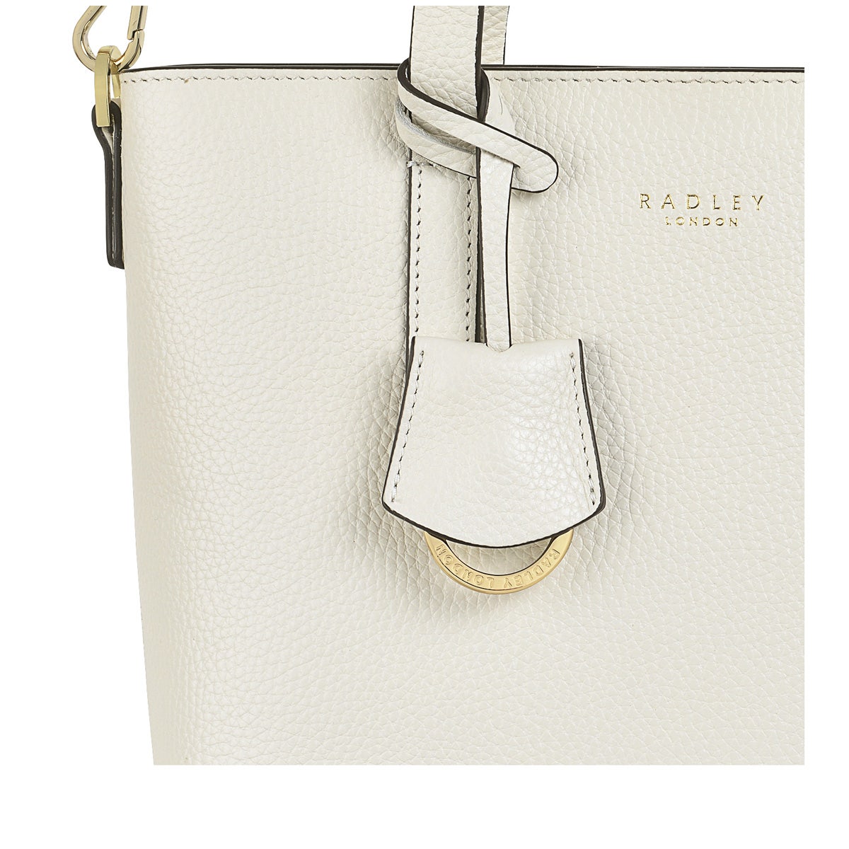 Silk Street Leather Small Open Top Multiway Bag in Chalk - H8059109