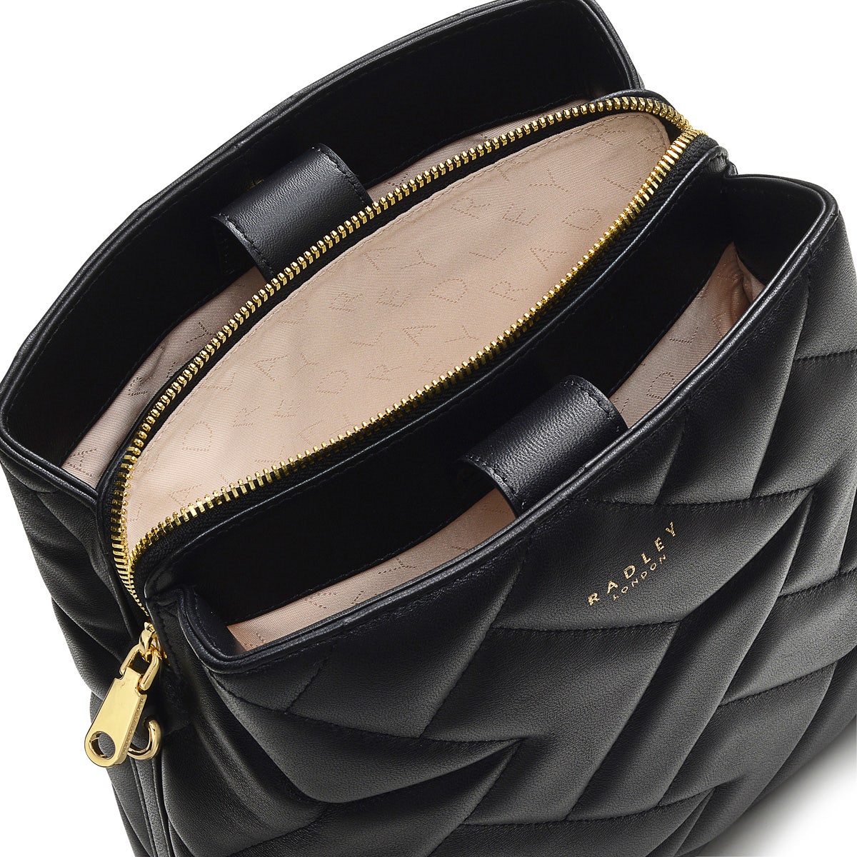 Dukes Place Leather Medium Compartment Crossbody Bag in Black - H8217001