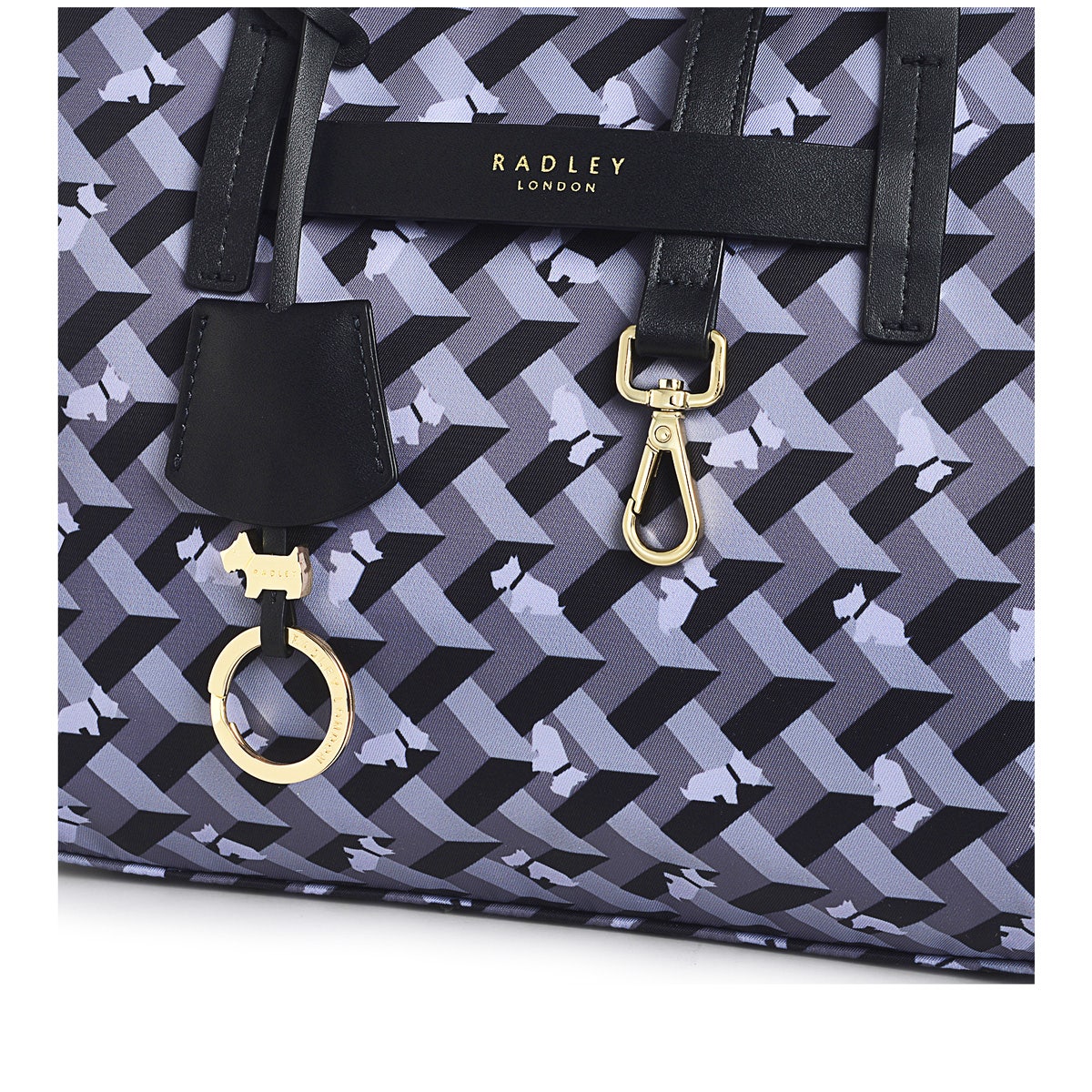 Finsbury Park Fabric Medium Ziptop Multiway Bag in Thunder - H8245074
