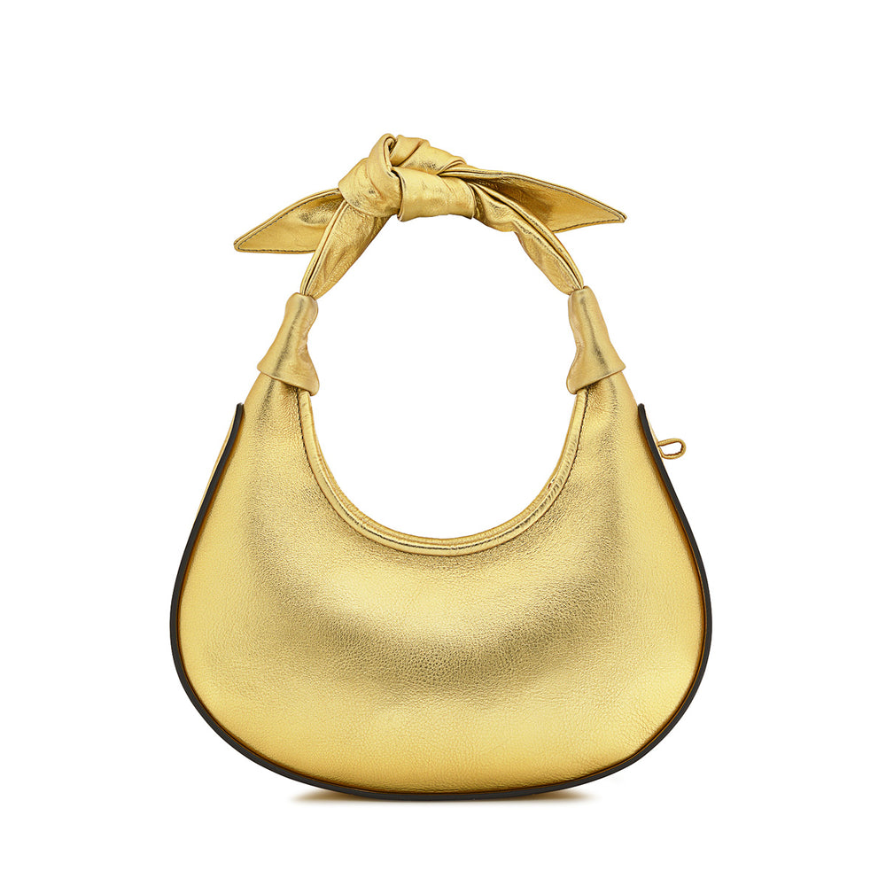 Clarence Road Small Ziptop Grab Bag in Gold - H8291968