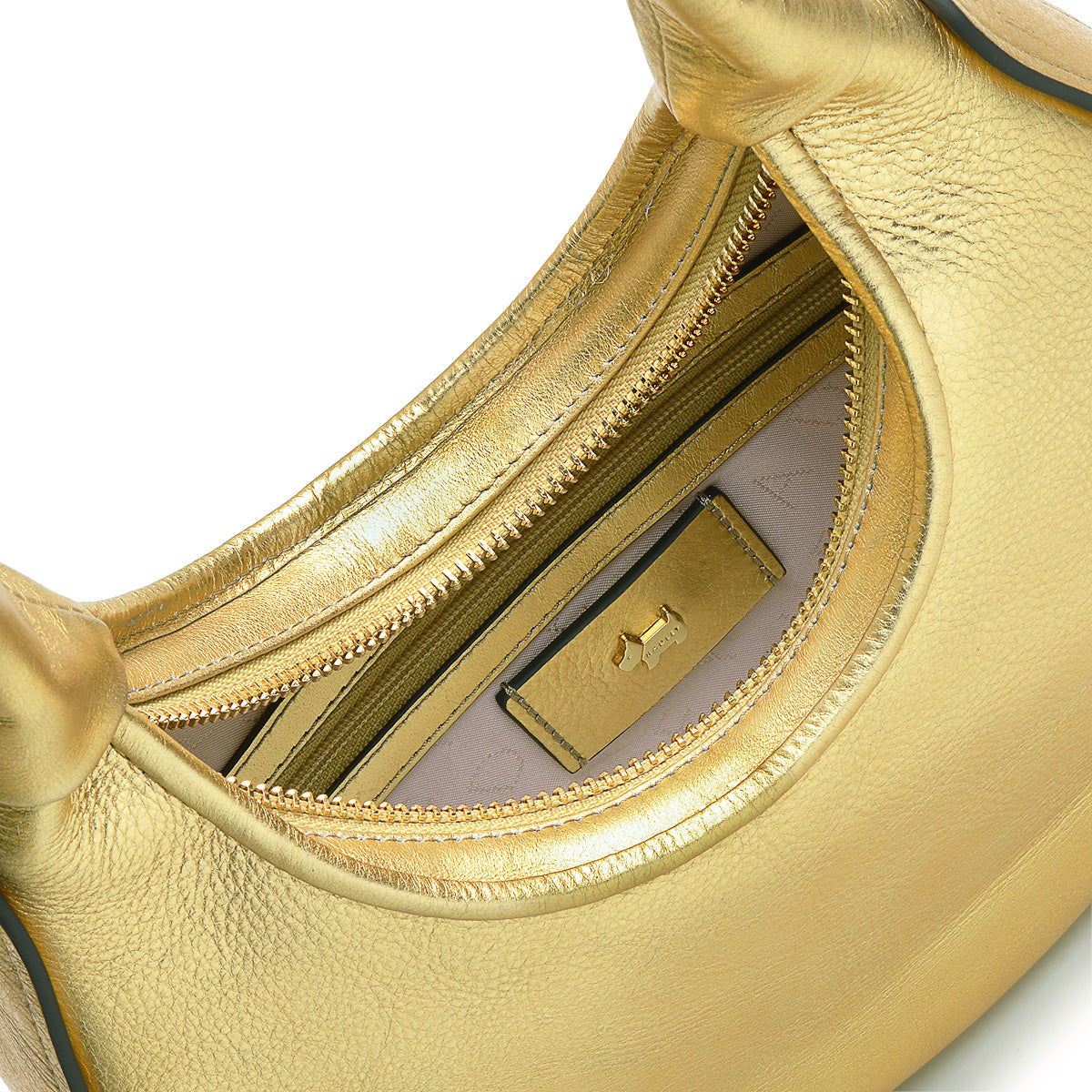 Clarence Road Small Ziptop Grab Bag in Gold - H8291968