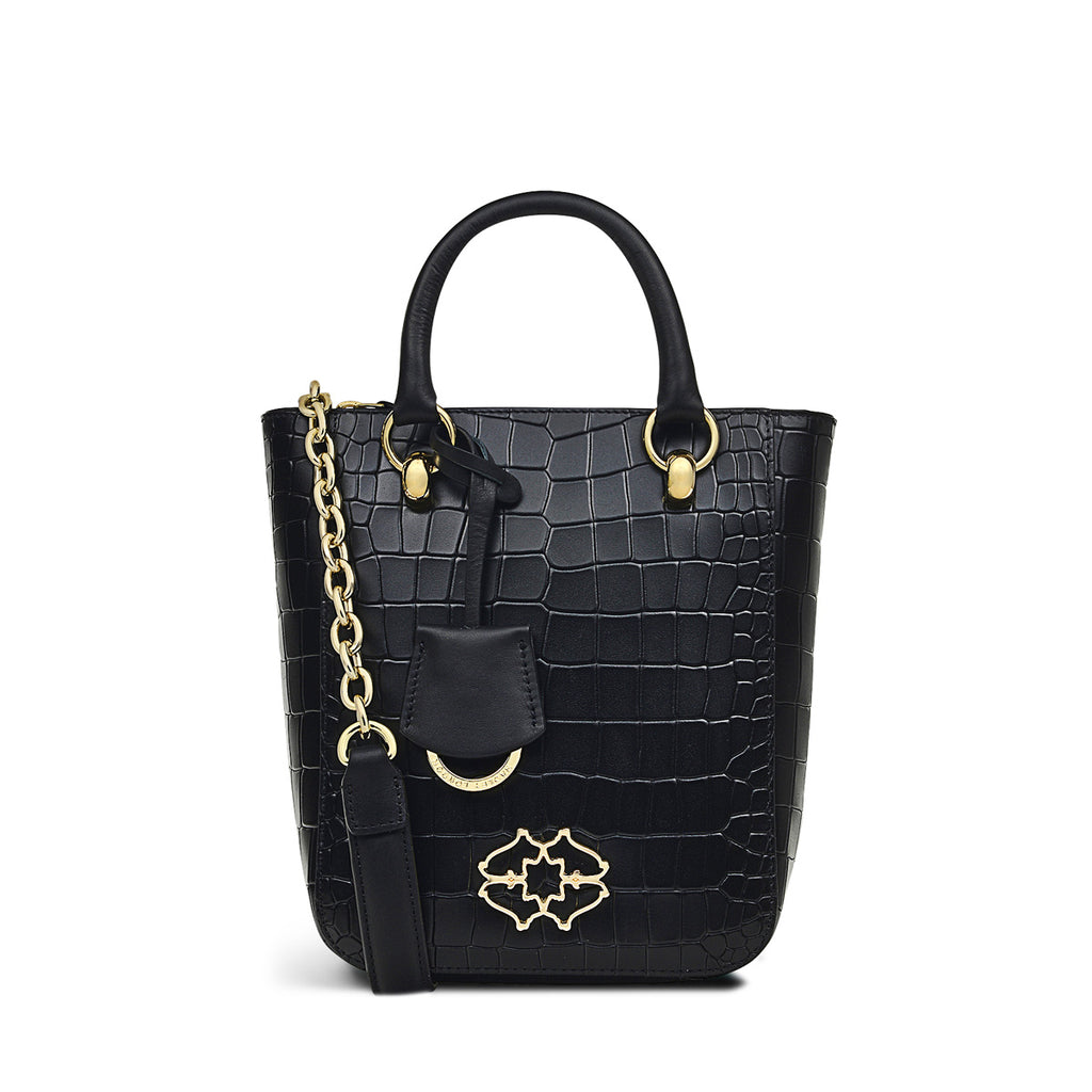 Norman Grove Small Open Top Grab Bag in Black - H8305001