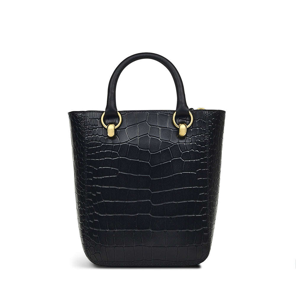 Norman Grove Small Open Top Grab Bag in Black - H8305001