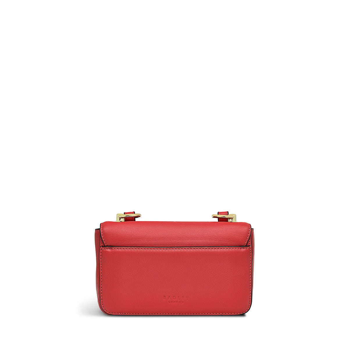 Hanley Close Leather Mini Flapover Crossbody Bag in Begonia - H8818627