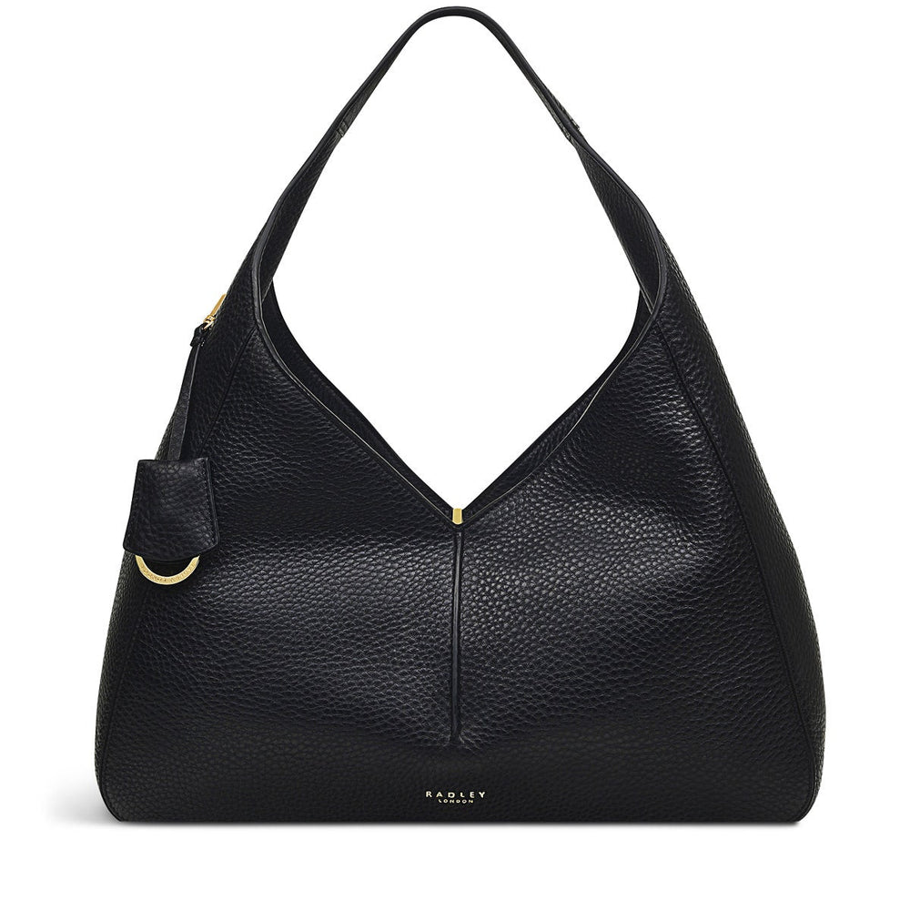 Hillgate Place Leather Large Open Top Shoulder Bag in Black - H8826001