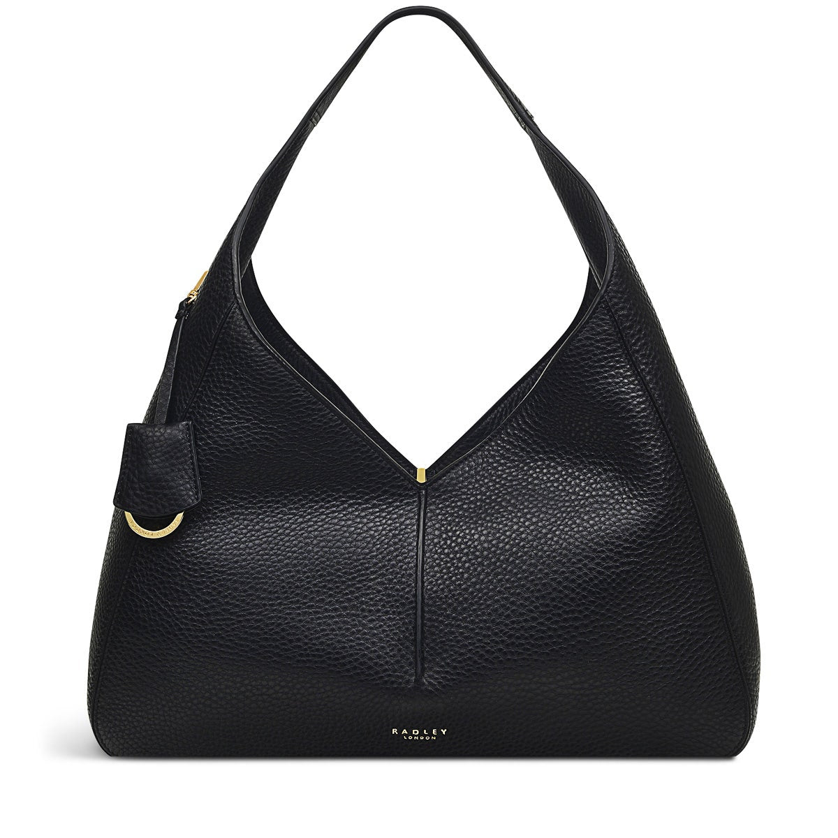 Hillgate Place Leather Large Open Top Shoulder Bag in Black - H8826001