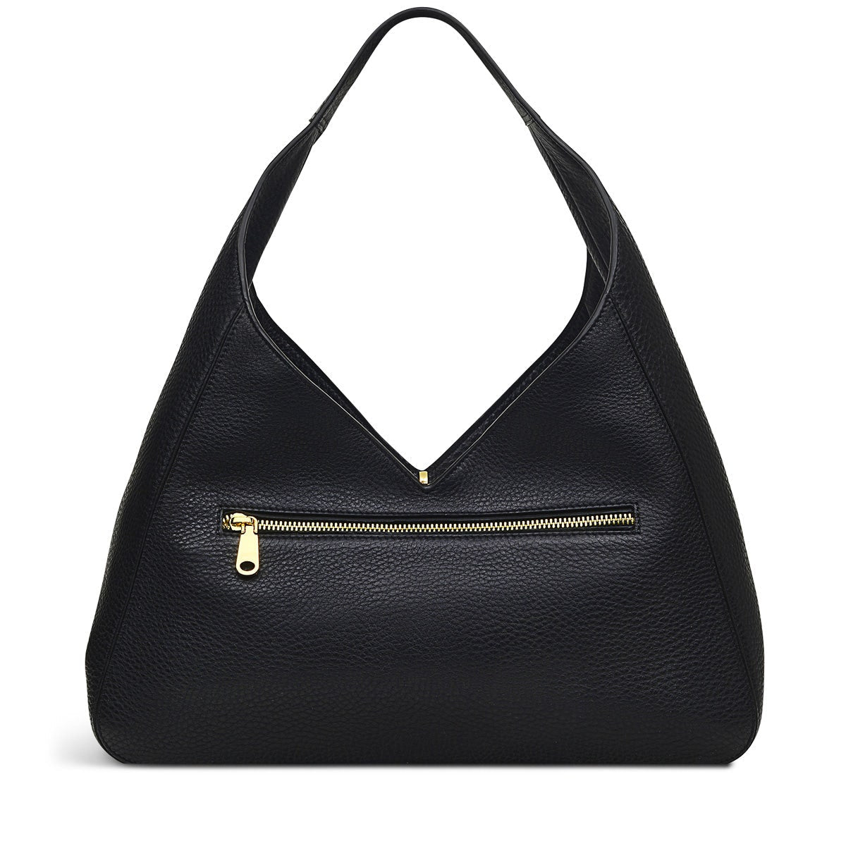 Hillgate Place Leather Large Open Top Shoulder Bag in Black - H8826001
