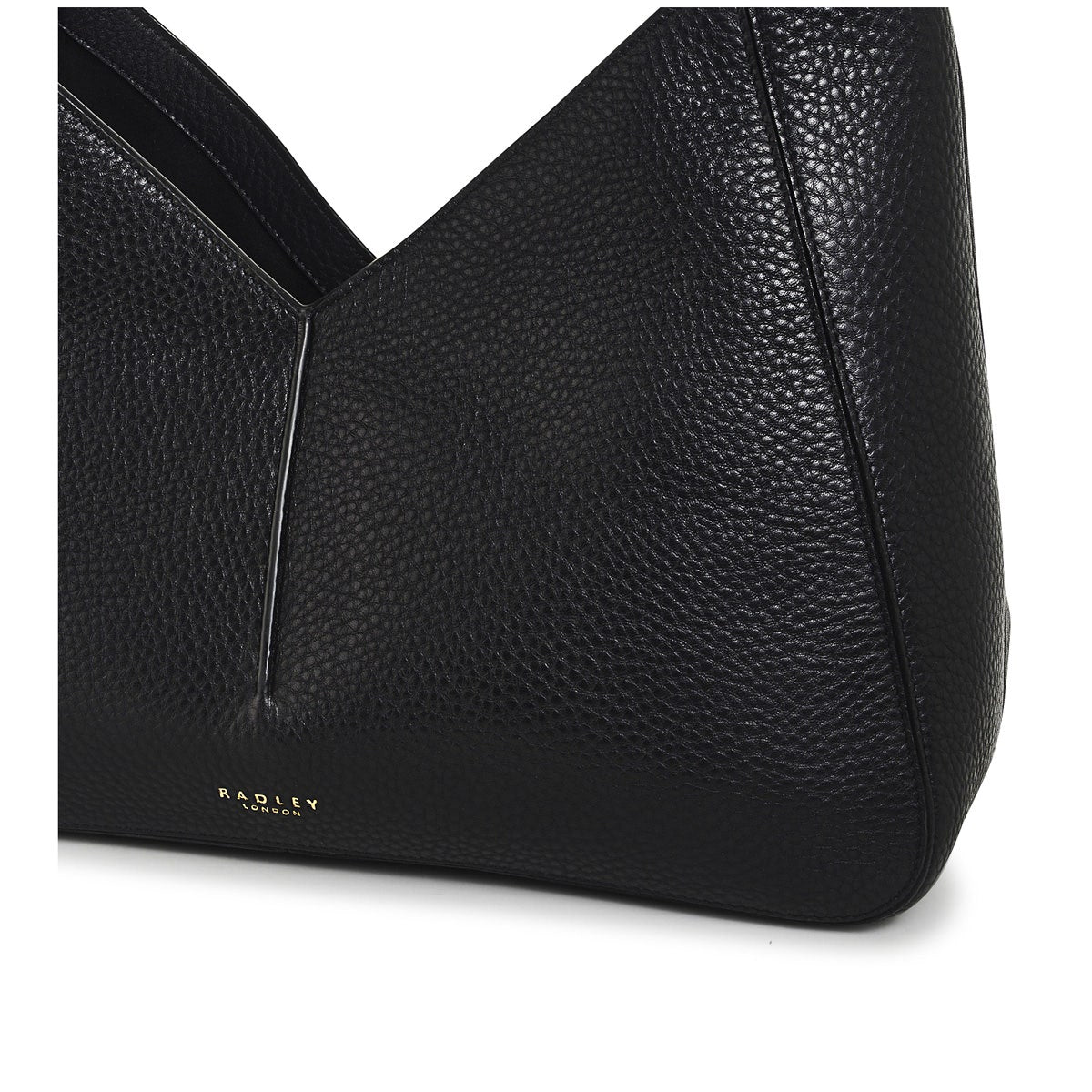 Hillgate Place Leather Large Open Top Shoulder Bag in Black - H8826001