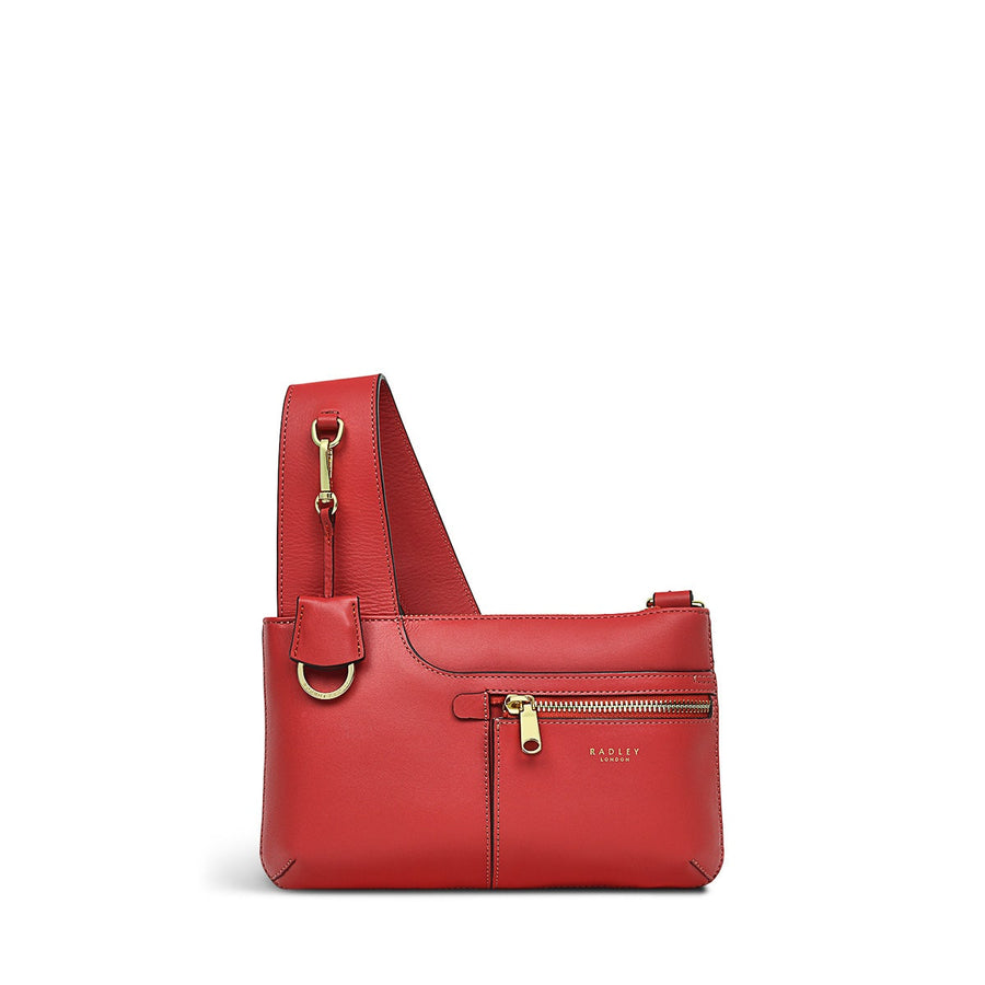 Pockets Mini Ziptop Cross Body Bag - RHB18101