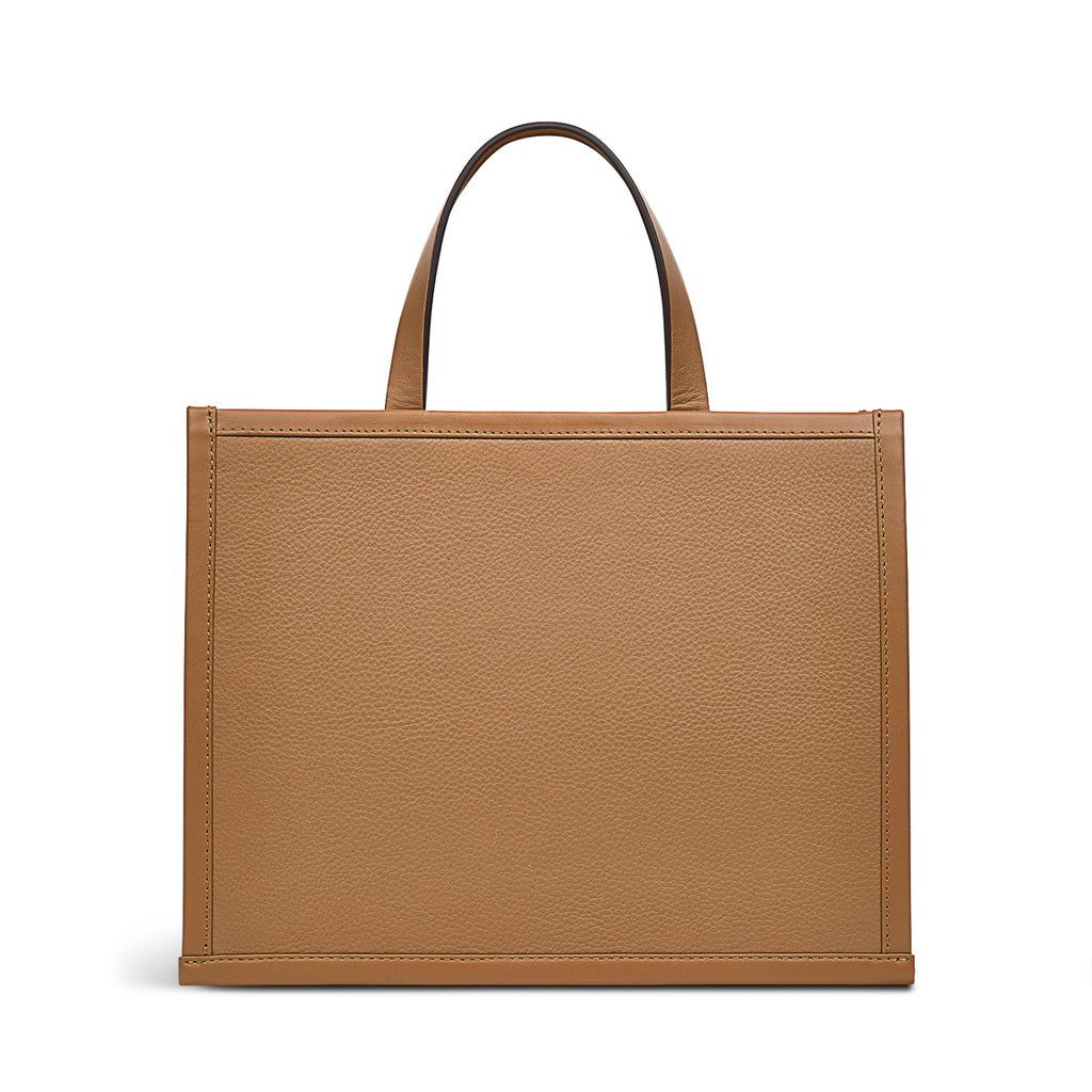Audley Drive Small Open Top Grab Bag in Butterscotch - H9253259