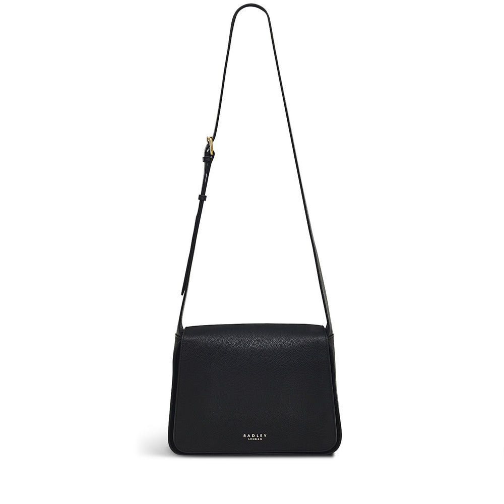 Westwell Lane Medium Flapover Cross Body Black - H9284001