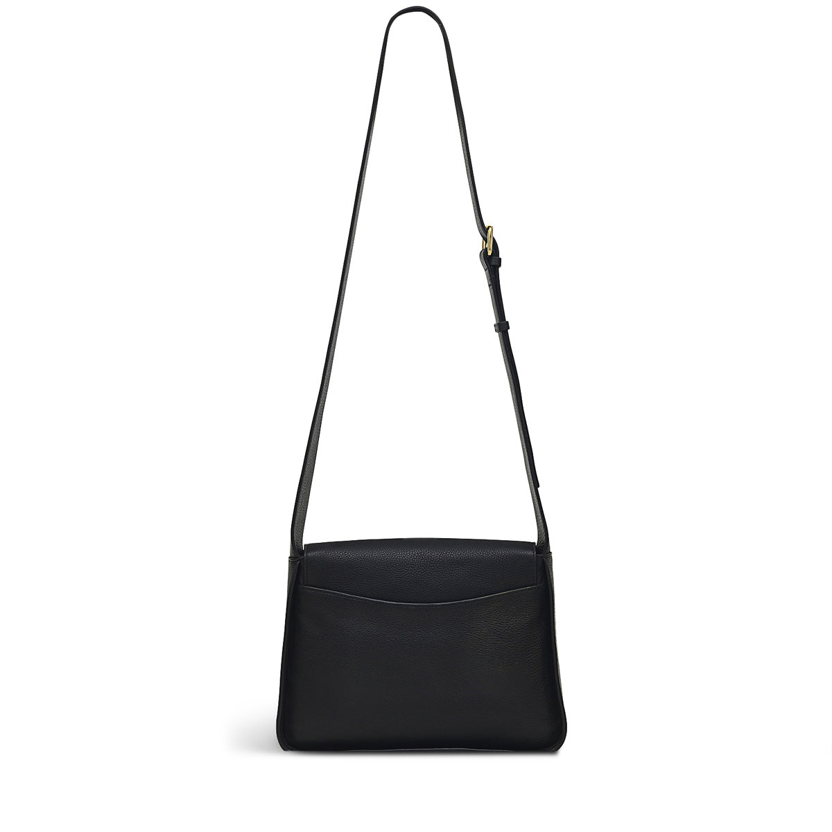 Westwell Lane Leather Medium Flapover Crossbody Bag in Black - H9284001