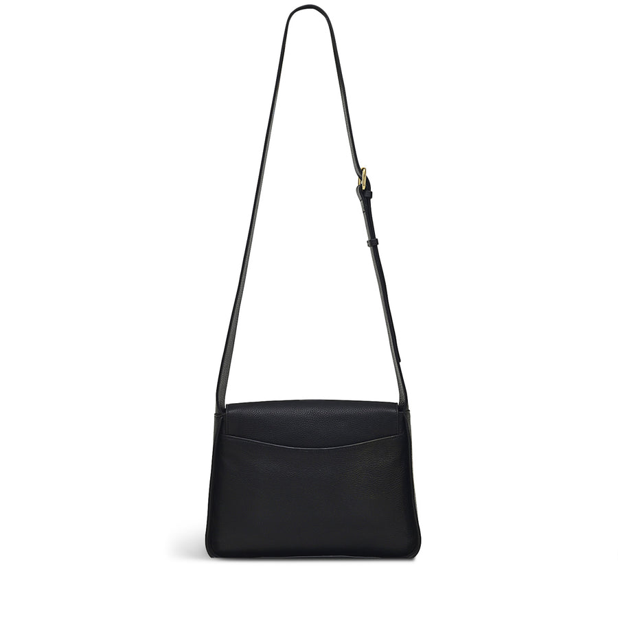 Westwell Lane Medium Flapover Cross Body Black - H9284001
