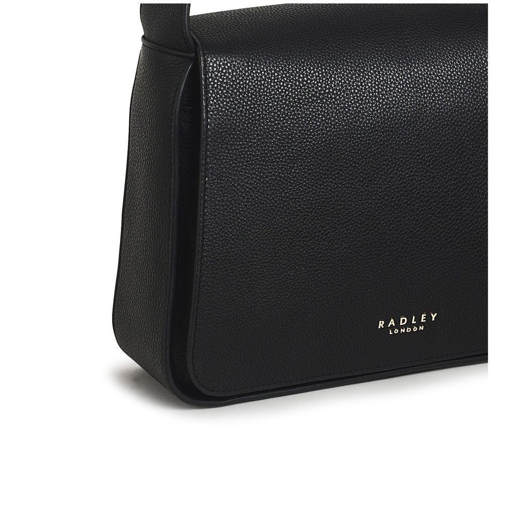 Westwell Lane Leather Medium Flapover Crossbody Bag in Black - H9284001