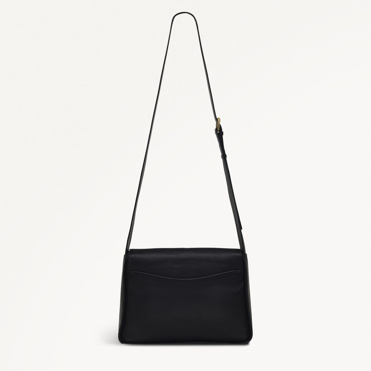 Westwell Lane Leather Large Flapover Crossbody Bag in Black - H9291001