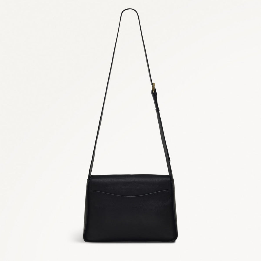 Westwell Lane Large Flapover Cross Body Black - H9291001