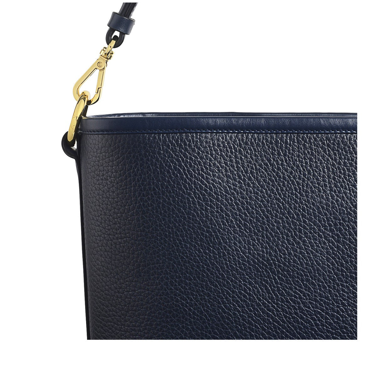 Montgomery Square Leather Medium Open Top Shoulder Bag in Ink - H9314401