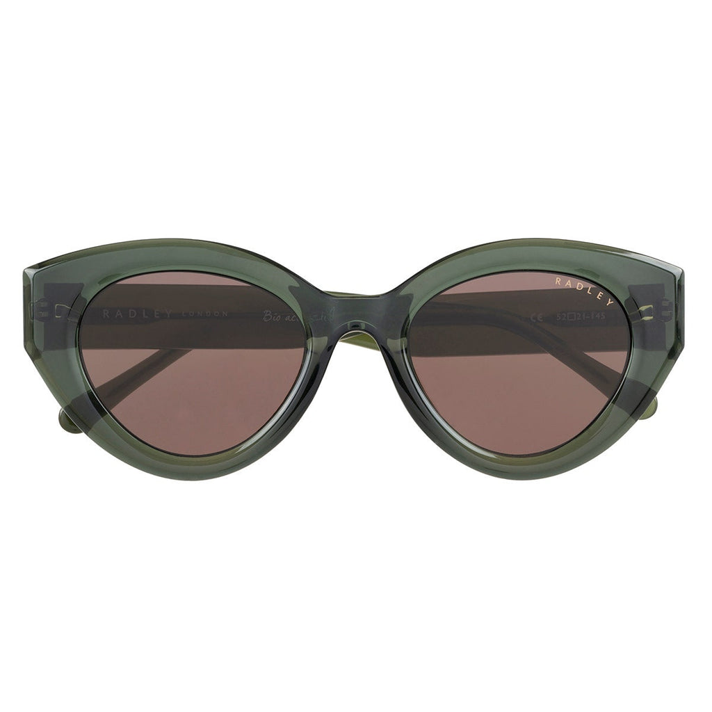 GARRICK BIO ACETATE CHUNKY CAT EYE SUN KHAKI