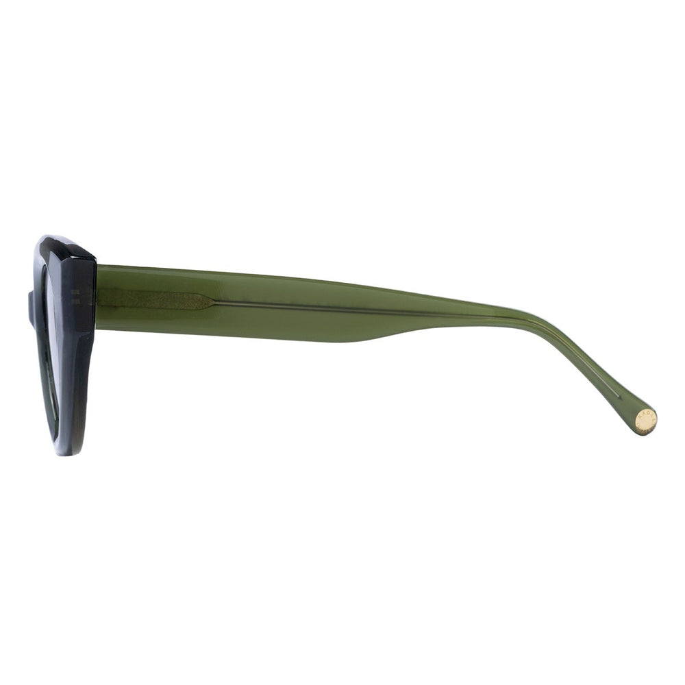 GARRICK BIO ACETATE CHUNKY CAT EYE SUN KHAKI