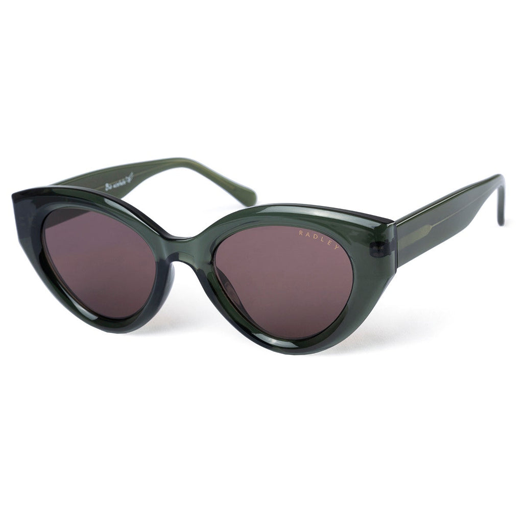 GARRICK BIO ACETATE CHUNKY CAT EYE SUN KHAKI