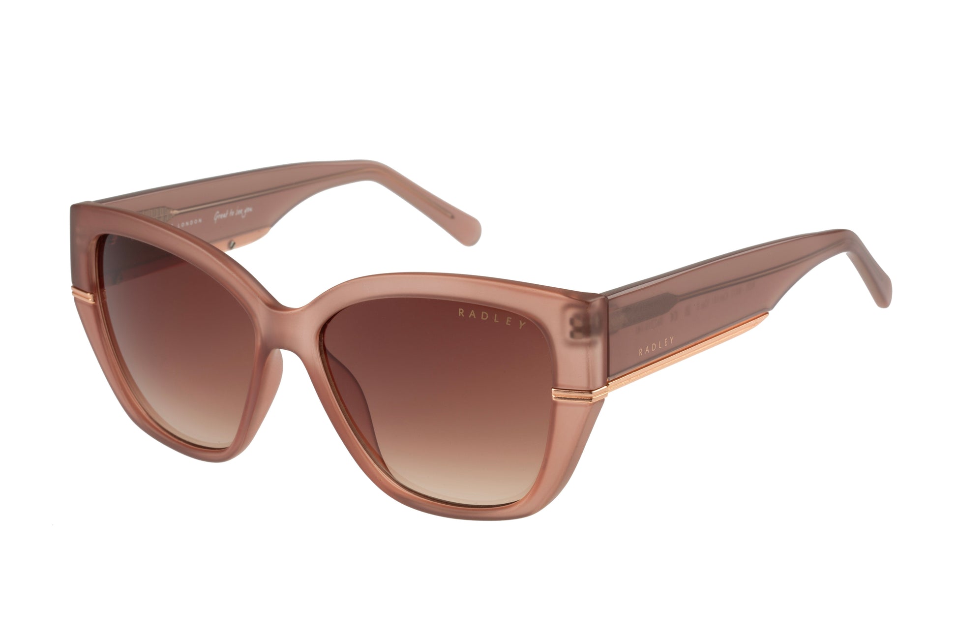 WESTWELL OVERSIZED SQUARE CAT EYE SUNGL PINK