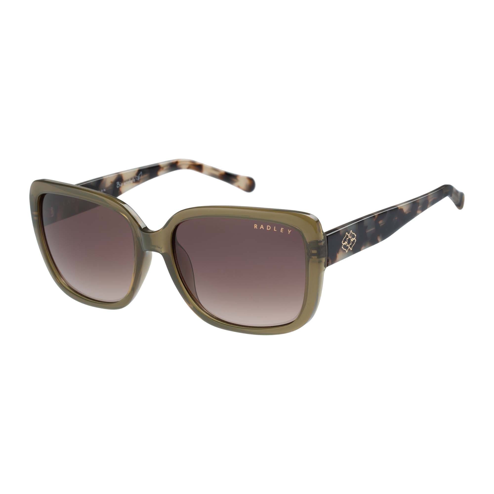 MARWOOD BIO-ACETATE SQUARE EYE SUNGLAS KHAKI