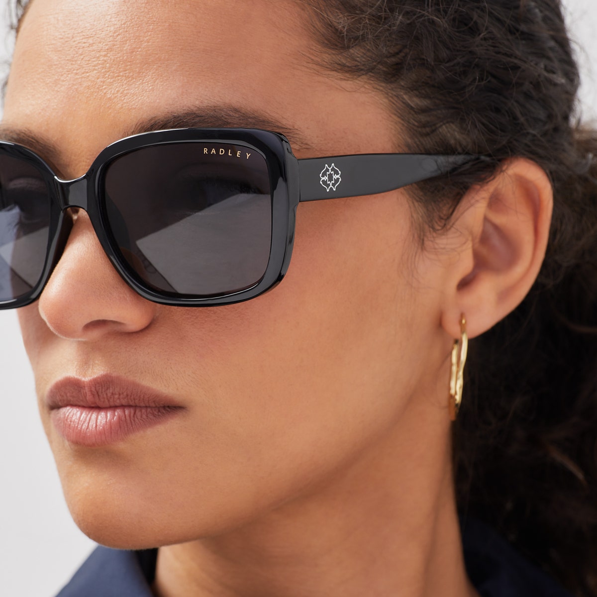 MARWOOD BIO-ACETATE SQUARE EYE SUNGLAS BLACK