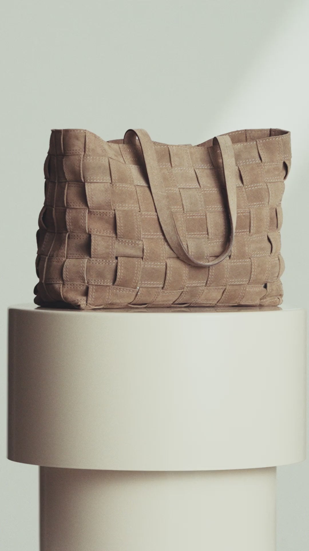 THE ABBEY LARGE OPEN TOP TOTE COFFEE - 113092